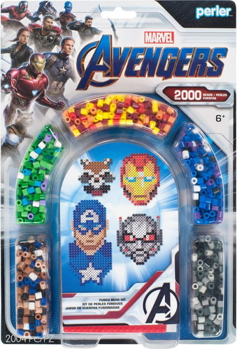 Perler Marvel Avengers - Kit De Cuentas De Fusible De 2004 P