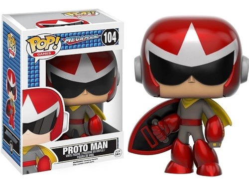 Juegos De Funko Pop: Mega Man - Figura De Acción De Proto Ma