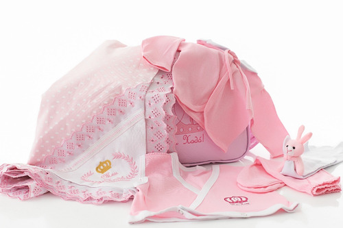 Imagem 7 de 10 de Bebê Reborn 21 Itens Princesa Boneca Senta Silicone Bolsa