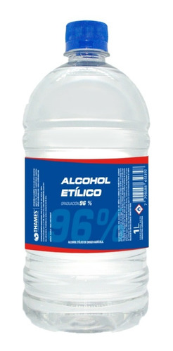 Alcohol Etilico 96 1 Litro X 12 Unidades Sanicol Certificado