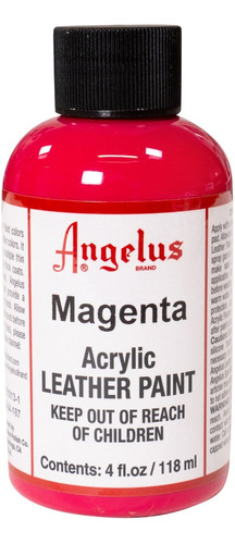 Pintura Acrílica Angelus 4 Oz ( 1 Pieza ) Color Magenta
