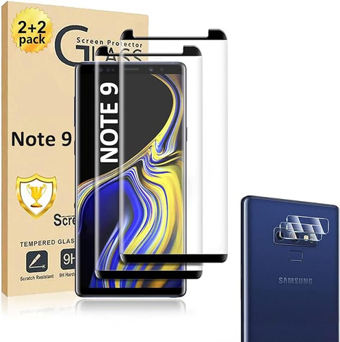Protector De Pantalla Para Galaxy Note 9 Paquete De 2 Protec