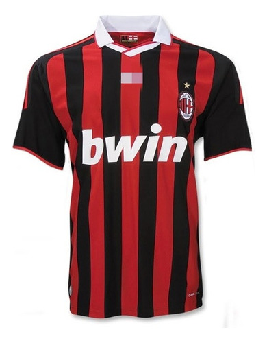 Camiseta Titular Ac Milan 2009/10 #3 Maldini Retro
