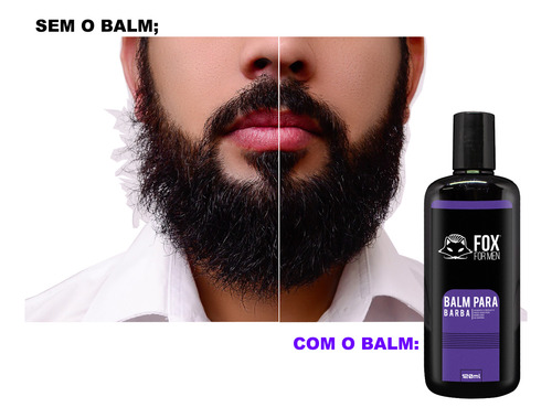 Balm Modelador Fixador Antifrizz Alinha Hidrata Barba Bigode