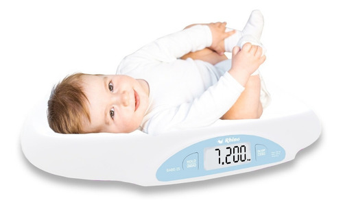 Báscula Digital Pediátrica Rhino Babe-25, Hasta 25 Kg Blanco