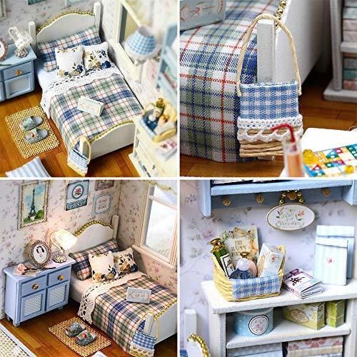 Kit De Muebles De Madera Para Casa De Muñecas En Miniatura,