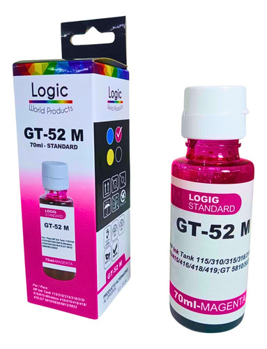 Tintas Alternativas Para Hp Gt Todos Los Colores Logic
