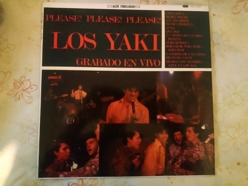 Disco De Vinil Y Discos Compactos De Los Yaki En Vivo 