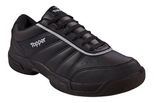 Zapatillas Topper Adultos Negras Unisex Tenis Tiempo Libre-