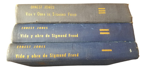 Vida Y Obra De Sigmund Freud Ernest Jones Tapa Dura 3 Tomos