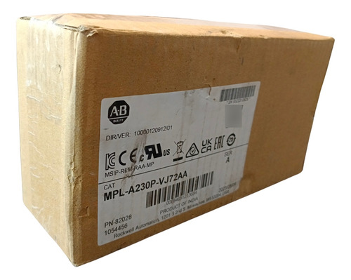 Allen-bradley Mpl-a230p-vj72aa Mpl 240vca Servomotor