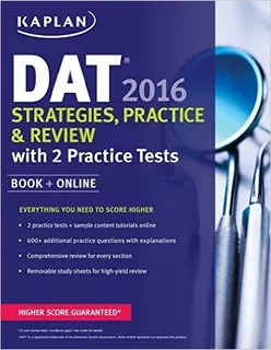 Dat 2016: Strategies, Practice & Review