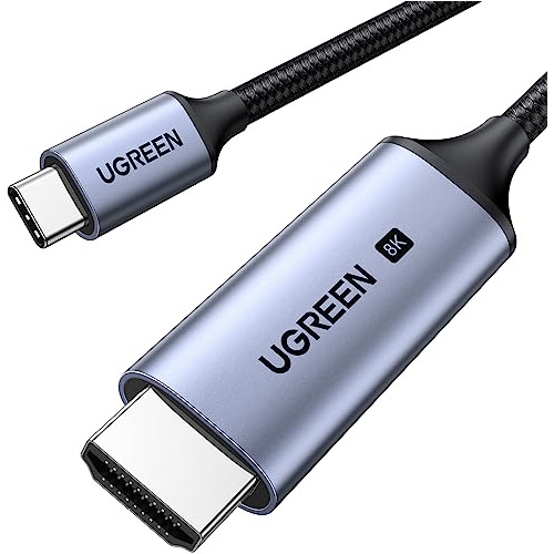 Ugreen Cable Usb C A Hdmi 2.1 8k @60hz 4k @240hz 6.6 Pies Ti