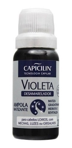 Ampola Capicilin Matizante Violeta Desamarelador 20ml