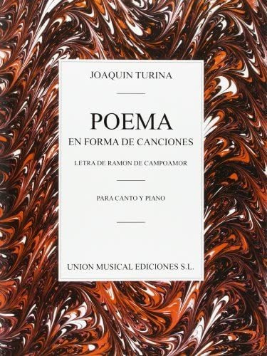 Libro: Poema En Forma De Canciones: Voz Y Piano