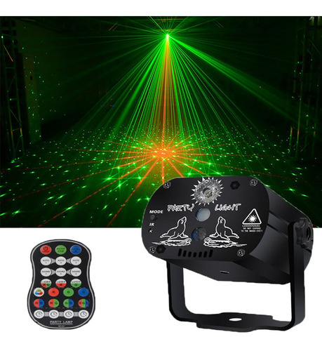 Lámpara De Proyección De Luz Discoteca Rgb Light, 60 Patrone