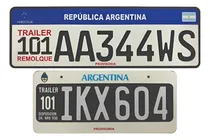 Comprar Chapa Patente Para Trailer Con Envío