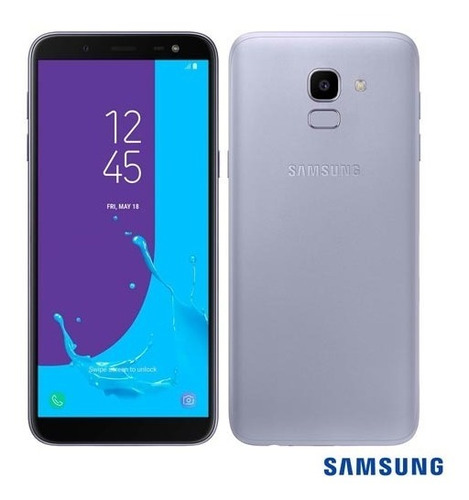 Celular Samsung Galaxy J6 Prata Tela 5,6  4g 32gb - Smj600