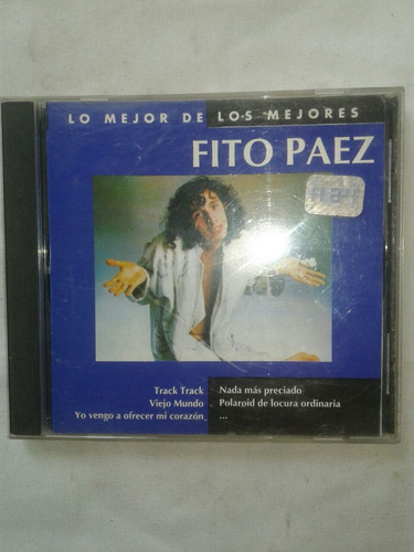 Fito Paez Lo Mejor De Los Mejores Compac 1994 Rock Argentina