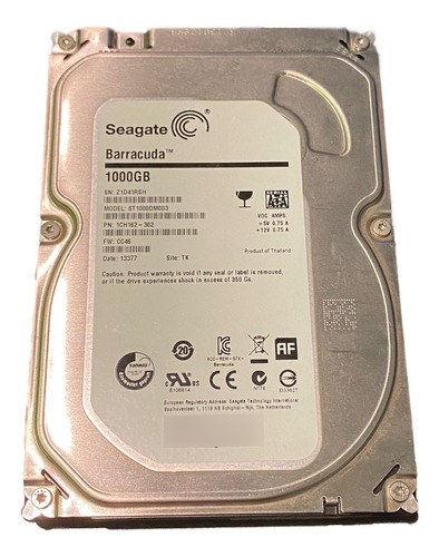 Disco Rígido Interno Seagate Barracuda St1000dm003 1tb