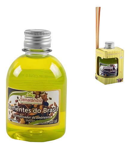 Aromatizante Difusor Sementes Do Brasil 280 Ml Ambientes