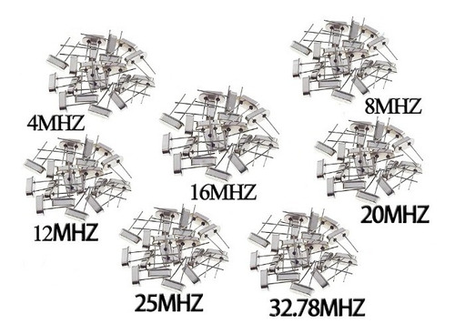 Hc-49s Cristal Oscilador Cuarzo Ceramica Hc49s - 10 Unidades