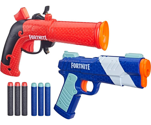 Nerf Fortnite Dual Pack Lp Y Flint-knock Con 6 Dardos