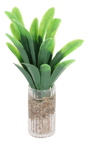 Planta De Casa De Muñecas En Miniatura, Modelo En Maceta Art