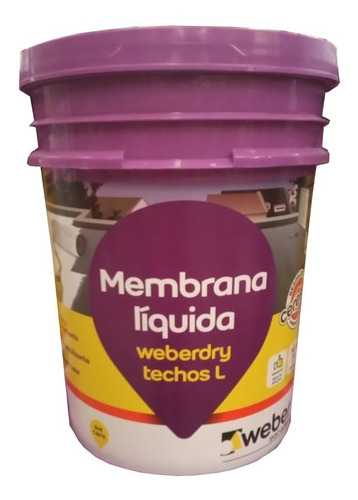 Membrana Líquida Techos L Weberdry Weber 20kg