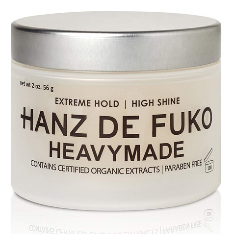 Pomada Hanz De Fuko Heavymade Extreme Hold High Shine 60 Ml