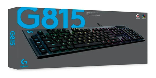 Teclado Logitech G815 Mecanico Gaming Rgb 920-008984 Ingles Color del teclado Gris oscuro Idioma Inglés US Internacional