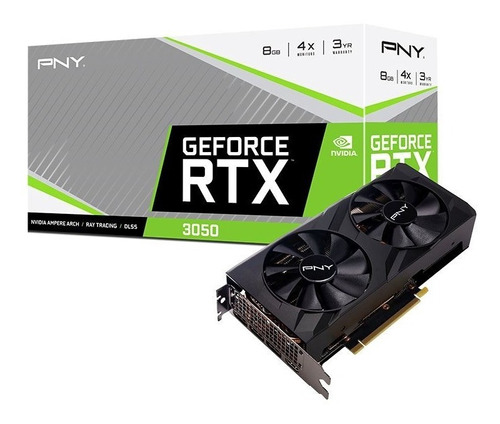 Tarjeta De Video Pny Rtx 3050 8gb Dual Fan