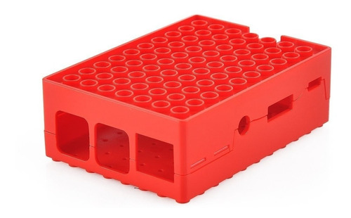 Caja Raspberry Pi 3 Roja Pi-blox Enclosure Red