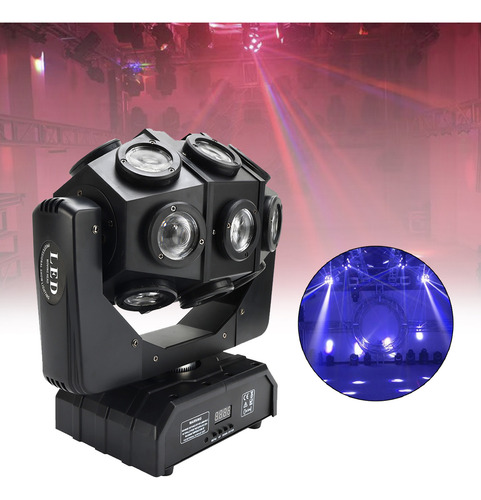 Cabezal Móvil De 180 W, 18 Led, Rgbw, Efecto Dj Disco Party