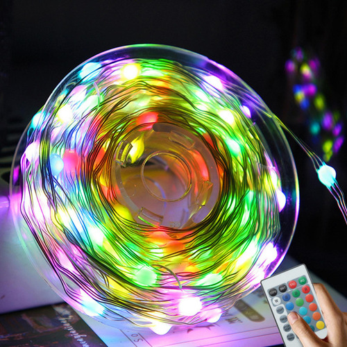 Luces De Hadas De Alambre De Cobre Ligero Diy Ip68 20 Metros