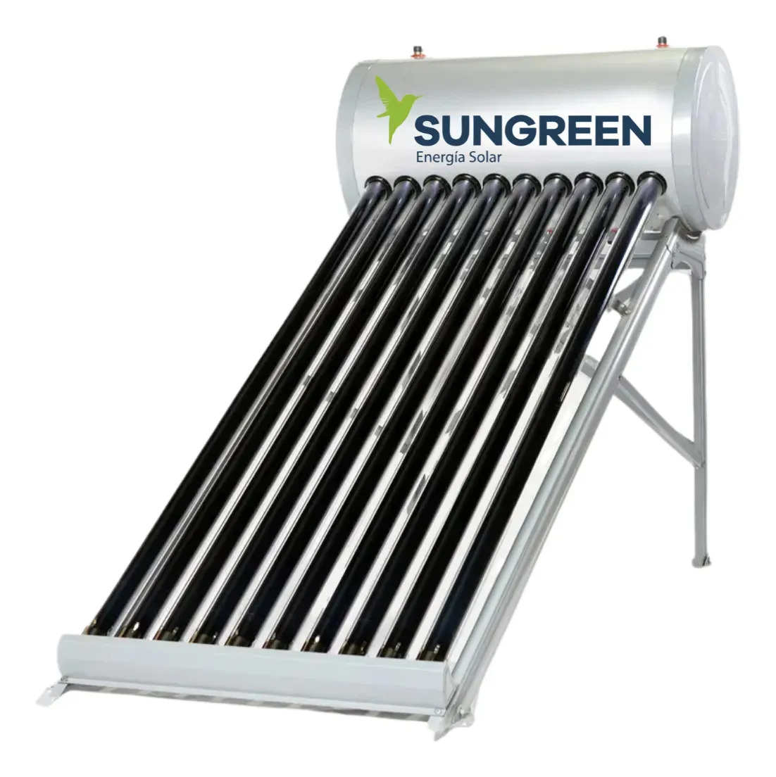 Termotanque Solar Sungreen de 100 L con Resistencia Eléctrica y Ánodo