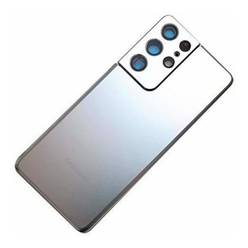 Imagen 1 de 5 de Tapa Trasera Compatible Samsung S21 Ultra Gris