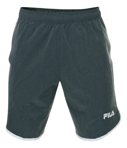 Bermuda Fila Curve Blend 7.5 Cinza Escuro Masculina Original
