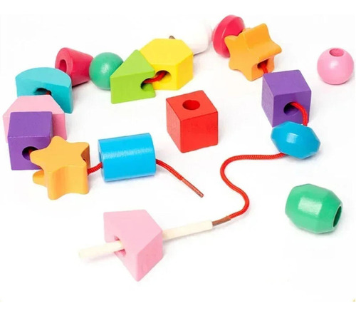 Juego De Rompecabezas Montessori Wooden Toys Que Combinan Co