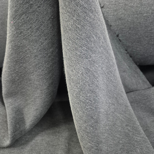Tela Por Metro Darlon Vintage Con Corderito 1.55m De Ancho Gris Oscuro