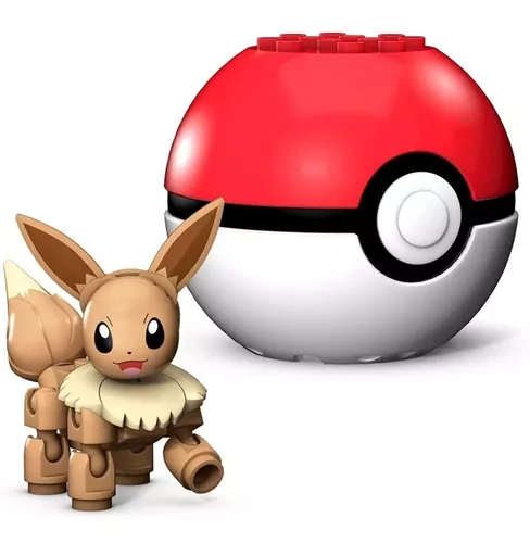 Brinquedo Para Montar Pokemon Pokebola Eevee Mattel