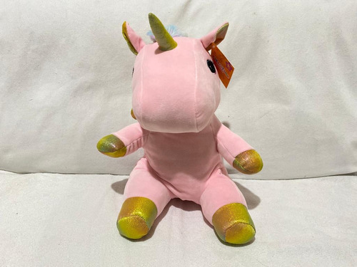 Peluche Unicornio Varios Colores Suave De 38 Cm Kidzotime