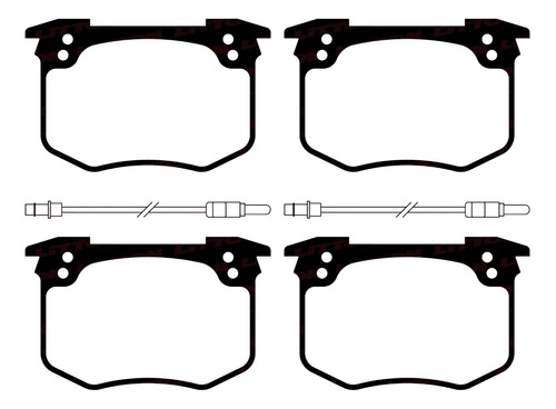 Pastillas De Freno Del P/ Peugeot 504 505 Desde 1986