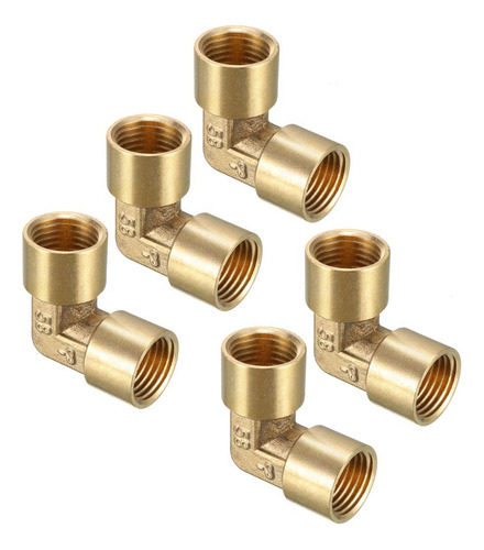 Brass Elbow Pipe Fitting 90 Degree 1/4 Pt Female X 1/4 ...