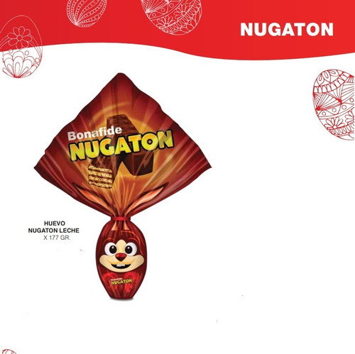 Promo 3 Huevo De Pascua Bonafide Nugaton Leche X 177 Gr