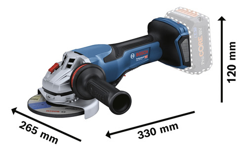 Amoladora Angular 5 18v Brushless Bosch Gws 18v-15 P Sin Ba