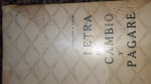 Libro Letra De Cambio Y Pagare Legon C3