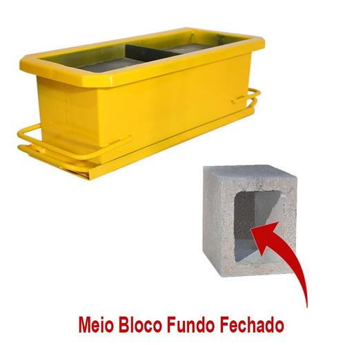 Imagem 2 de 6 de Bloco #14 Kit Misto Forma Canaleta E Meio Bloco Fechado