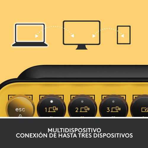 Logitech Pop Keys Teclado Mecánico Inalámbrico Blast