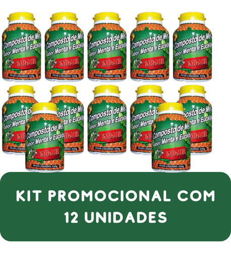 Kit 12 Antigripal Farmel Menta E Eucalipto 350g Atacado